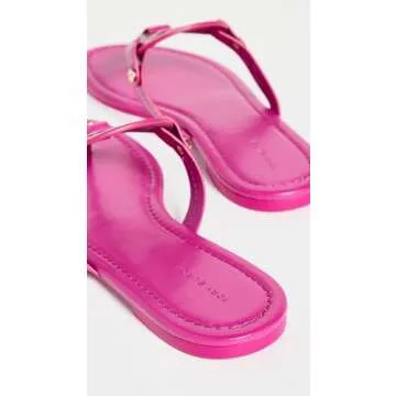 Tory Burch Women's Miller Sandals, Fuchsia, Pink, 8.5 Medium US