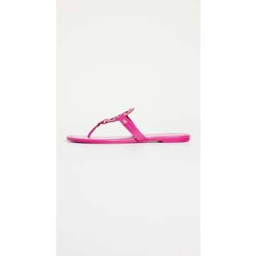 Tory Burch Women's Miller Sandals, Fuchsia, Pink, 8.5 Medium US