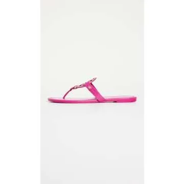 Tory Burch Women's Miller Sandals, Fuchsia, Pink, 8.5 Medium US