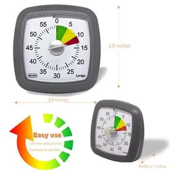 Lavigo Visual Countdown Timer for Cooking and Study