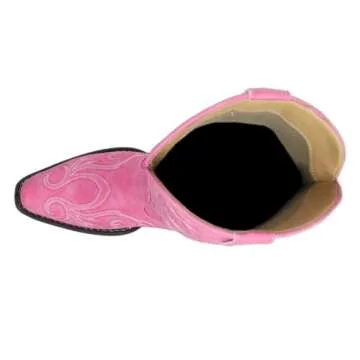 Roper Womens Riley Boot, Pink, 7.5