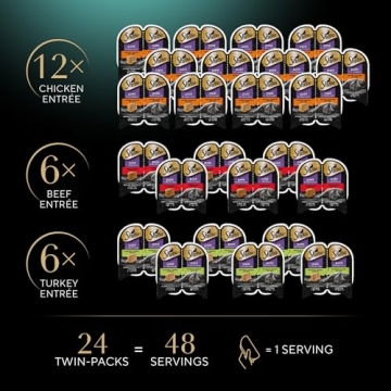Sheba Perfect Portions Wet Cat Food Pate Variety Pack 24 Count