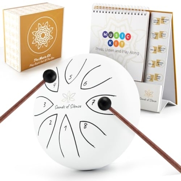 Steel Tongue Drum Kit - Listen, Play & Relieve Anxiety