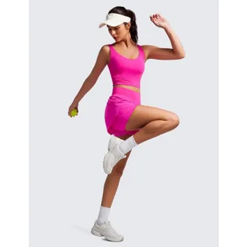 CRZ YOGA 2 in 1 Dolphin Running Shorts for Women