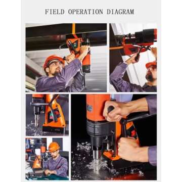 Annular Cutter Set 13 pcs JESTUOUS 3/4 Inch Weldon Shank 1 Cutting Depth and Cutting Diameter from 7/16 to 1-1/16 for Mag Drill Press HSS Standard Kit Two Flat with 2 Pilot Pins