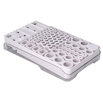 Yuecoom Battery Organizer with Tester Holds 93 Batteries