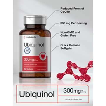 Horbäach Ubiquinol 300mg Softgels - Heart Health Boost