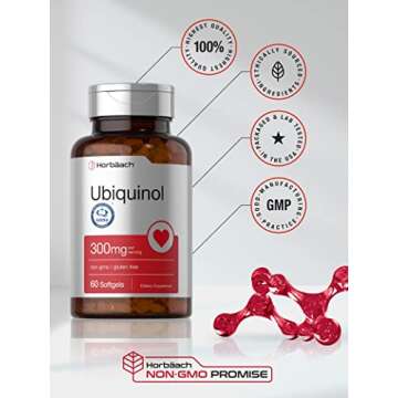 Horbäach Ubiquinol 300mg Softgels - Heart Health Boost