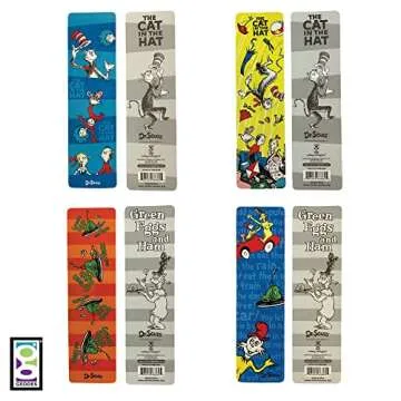 Dr. Seuss Assorted Bookmarks for Kids - Pack of 50
