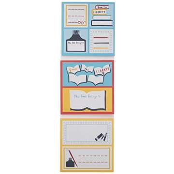 Galison Book Friends Book of Labels - Book Plates (32829)