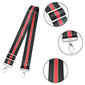 RUMILLA Purse Straps Replacement Crossbody Adjustable Shoulder Bag Strap Handbag Strap 1.5"…