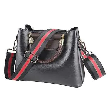 RUMILLA Purse Straps Replacement Crossbody Adjustable Shoulder Bag Strap Handbag Strap 1.5"…