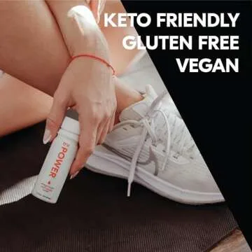 Tru Power Shot, Watermelon Flavored Extra Strength Energy Shots - Zero Sugar Pre Workout Drink plus Amino Acids and Green Coffee Bean - Natural Caffeine, GF, Keto, Vegan Supplement, 2oz (Pack of 24)