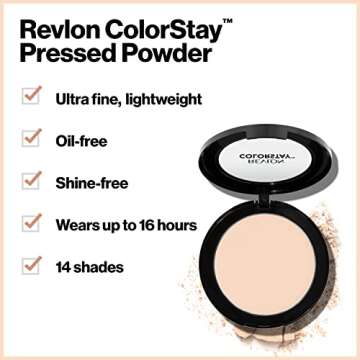 Longwearing Revlon ColorStay Pressed Powder Makeup