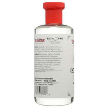 Thayers Alcohol-Free Toner, Lavender, Witch Hazel, 12-Ounces (Pack of 3)