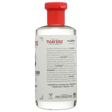 Thayers Alcohol-Free Toner, Lavender, Witch Hazel, 12-Ounces (Pack of 3)