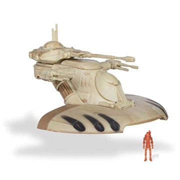 Star Wars Micro Galaxy Squadron AAT Battle Tank - 5-Inch Vehicle with Battle Droid Figure Accessory