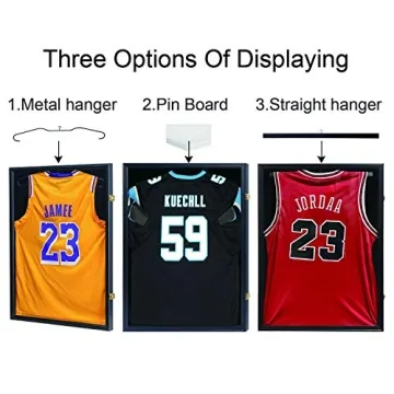 IHEIPYE Lockable Jersey Display Frame for All Sports