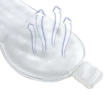 Silk Sleep Mask Light Blocking Luxury 100% Mulberry 19mm Silk Eye Mask Eye Cover Blindfold Ultra Sof...