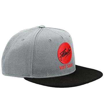 Stan Lee Embroidered Snapback Hat - Unique Marvel Gift