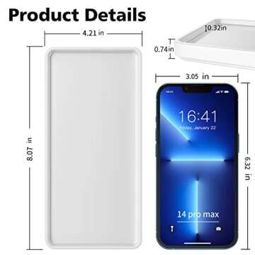 Gurygo Ceramic Vanity Trays - Elegant & Versatile Organization