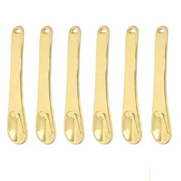Honbay 6PCS Mini Zinc Alloy Makeup Spatula Set