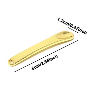 Honbay 6PCS Mini Zinc Alloy Makeup Spatula Set