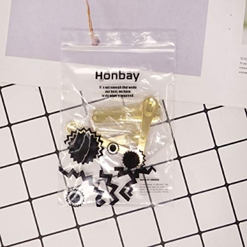 Honbay 6PCS Mini Zinc Alloy Makeup Spatula Set