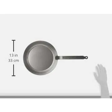 Matfer Bourgeat Black Carbon Steel Frying Pan, 11 3/4"