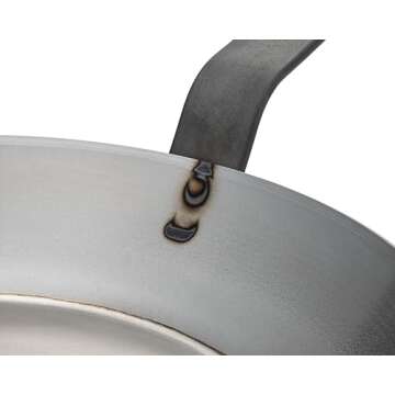 Matfer Bourgeat Black Carbon Steel Frying Pan, 11 3/4"