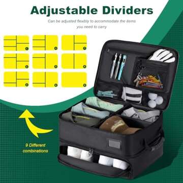 HIMAL2 Layer Golf Trunk Organizer for Car Storage