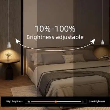 Aisilan Pendant Light Fixture - Dimmable Modern Chandelier