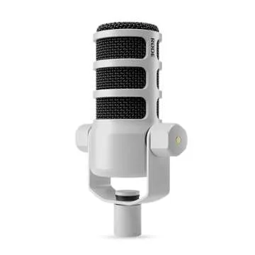 Rode PodMic Cardioid Dynamic Broadcast Microphone - White