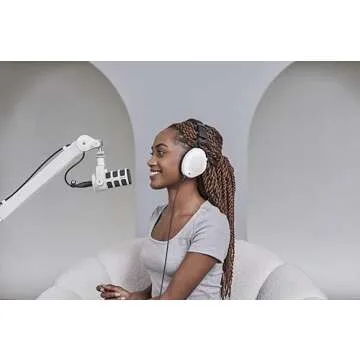 Rode PodMic Cardioid Dynamic Broadcast Microphone - White