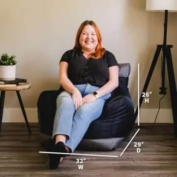 Big Joe Dorm Bean Bag Chair - Comfy & Stylish Seating Solution