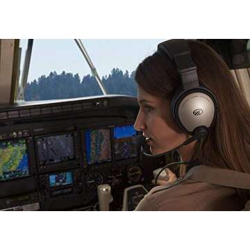 VASERINK Lightspeed SIERRA ANR Aviation Headset - Renewed Performance