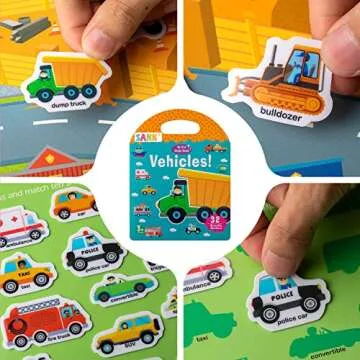 Sank Portable Jelly Quiet Book for Engaging Toddler Play