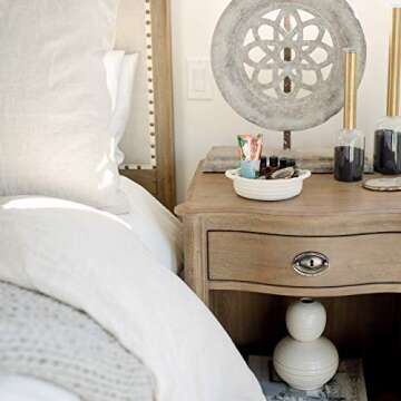 NaturalCozy 5-Piece Round Small Woven Baskets Set– Cotton Rope Baskets for Organizing! Montessori Toys, Fruits Remotes Key Tray Bowl for Entryway Desk, Shallow Catchall Home Décor, Cat Dog Bin Gift