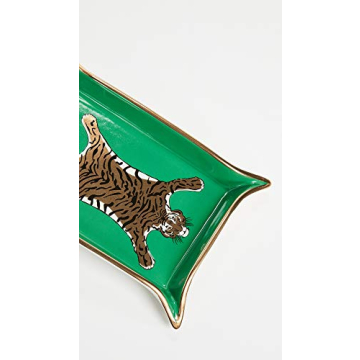 Jonathan Adler Tiger Valet Tray, Green