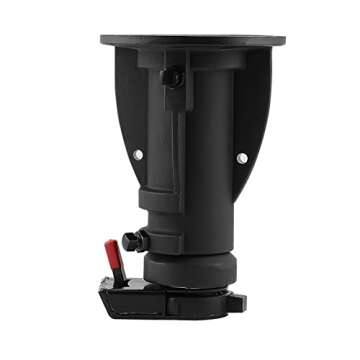 C5G1216 Adjustable Cushioned 5th Wheel to Gooseneck Adapter 12"-16" for RV Camper Trailer, Fifth Whe...