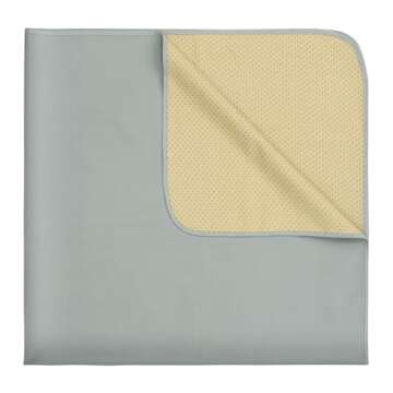 Splat Mat for Under High Chair/Arts/Crafts by CLCROBD, 51" Baby Anti-Slip Food Splash and Spill Mat ...