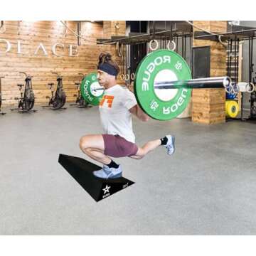 Squat Wedge by SEWD – Slant Board for Heel Elevated Squat, Knees Over Toes, Deadlifts – Ideal Squat Wedge Block for Home Gym and Personal Trainers.