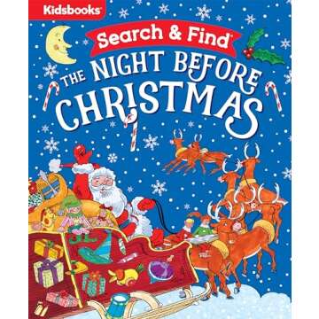 Search & Find: The Night Before Christmas - Fun Family Edition with Hidden Adventures
