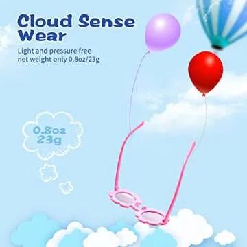 Mdvora 4 Pack Round Flower Sunglasses Set, Outdoor Kids Sunglasses Kit, 12 Color Options Flower Sunglasses(Set D, 4pcs)