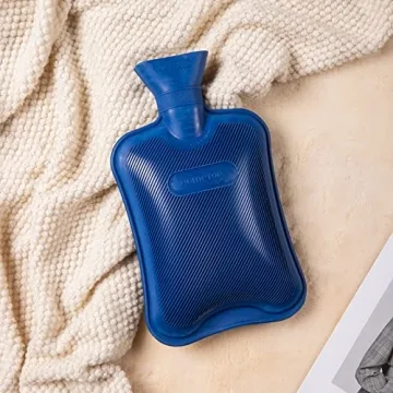 HomeTop Classic Rubber Hot Water Bottle - Warm Comfort