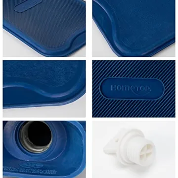 HomeTop Classic Rubber Hot Water Bottle - Warm Comfort