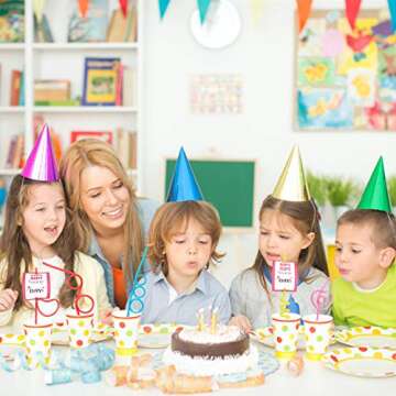 Crazy Loop Straws Plus Decorative Cards, (Pack of 36) WFEXD Crazy Silly Colorful Reusable Drinking Straws Mega Pack BPA and PFOA Free