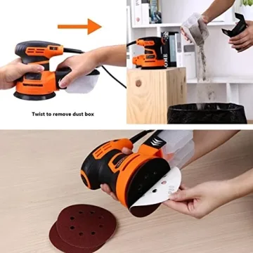 5-Inch Random Orbit Sander with Dust Collection System