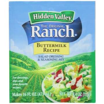 Original Ranch - Buttermilk Recipe - Salad Dressing & Seasoning Mix - Makes 16 FL OZ (473 mL) - Net ...