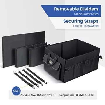 AstroAI Durable Collapsible Car Trunk Organizer for Vehicles